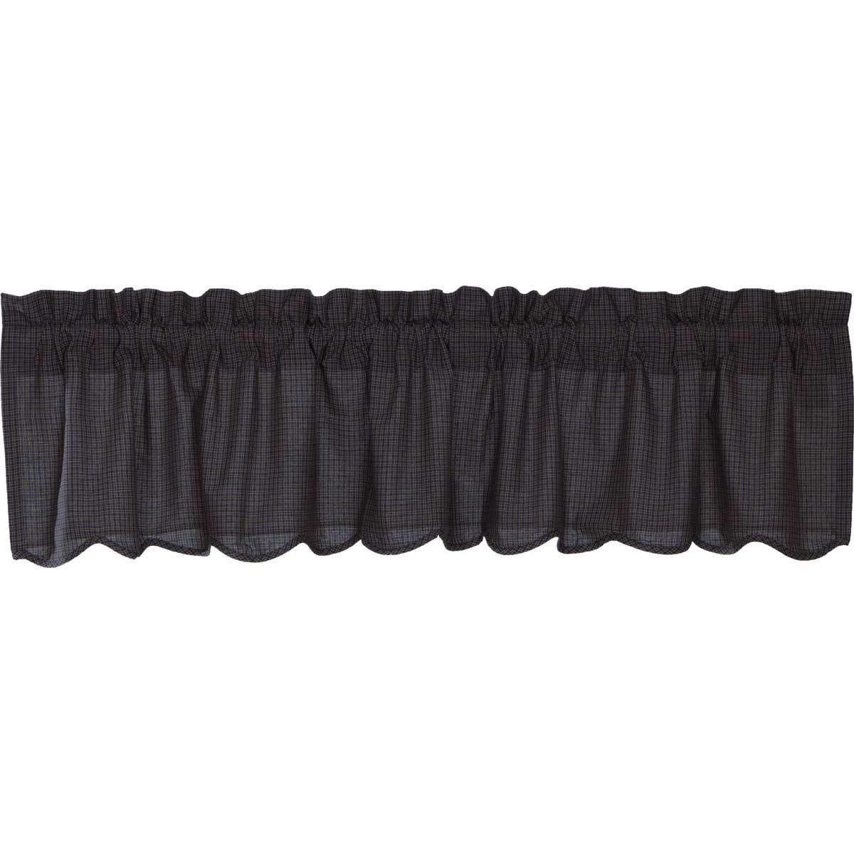 Arlington Valance Curtain Scalloped 16x72 - The Fox Decor