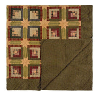 Thumbnail for Tea Cabin King Quilt 110Wx97L VHC Brands folded