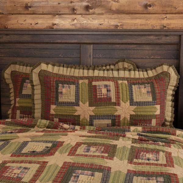 Tea Cabin King Sham 21x37 VHC Brands - The Fox Decor