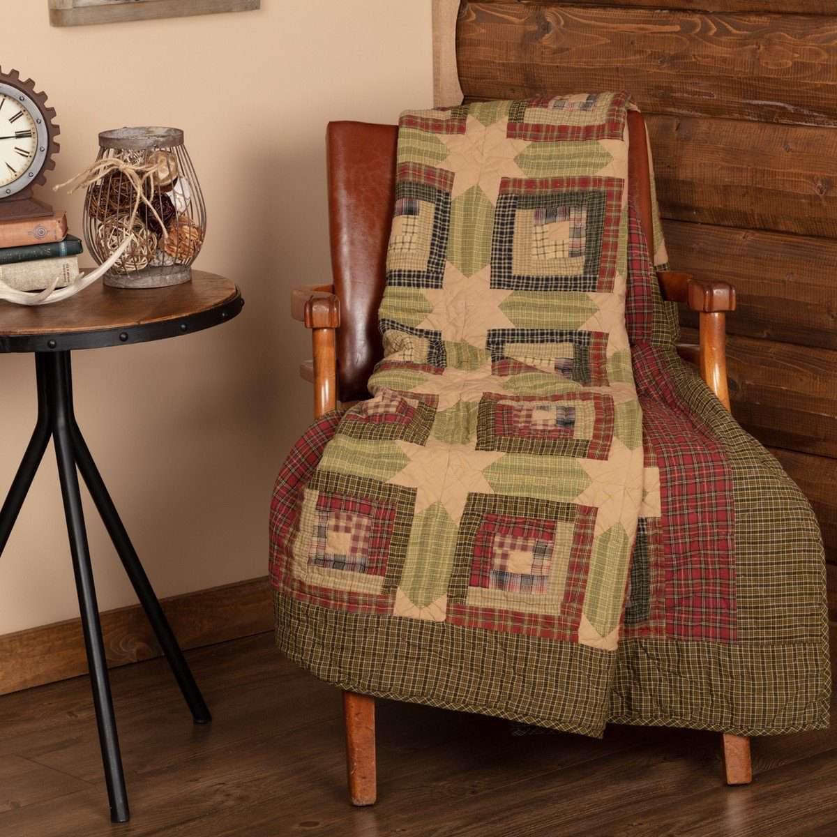 Tea Cabin Throw Quilted 60x50 VHC Brands
