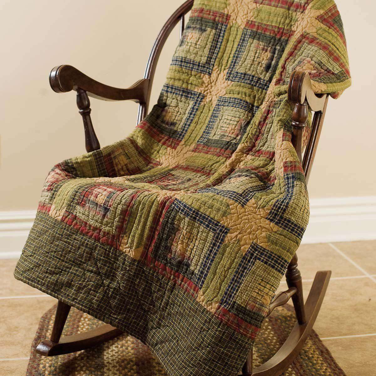Tea Cabin Throw Quilted 60x50 VHC Brands - The Fox Decor