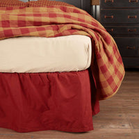 Thumbnail for Solid Burgundy Bed Skirts VHC Brands - The Fox Decor