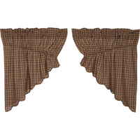 Thumbnail for Prescott Prairie Swag Curtain Scalloped Set of 2 36x36x18 VHC Brands online