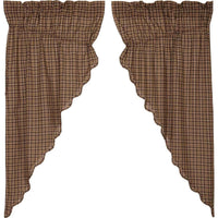 Prescott Prairie Short Panel Curtain Scalloped Set of 2 36x63x18 - The Fox Decor
