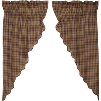 Thumbnail for Prescott Prairie Short Panel Curtain Scalloped Set of 2 36x63x18 - The Fox Decor