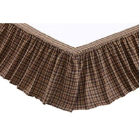Thumbnail for Prescott Bed Skirts Dark Brown, Light Tan, Creme VHC Brands - The Fox Decor
