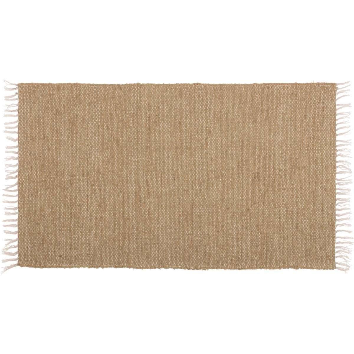 Burlap Natural Chindi/Rag Rug 3'x5' VHC Brands - The Fox Decor