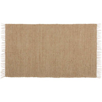 Thumbnail for Burlap Natural Chindi/Rag Rug 3'x5' VHC Brands - The Fox Decor