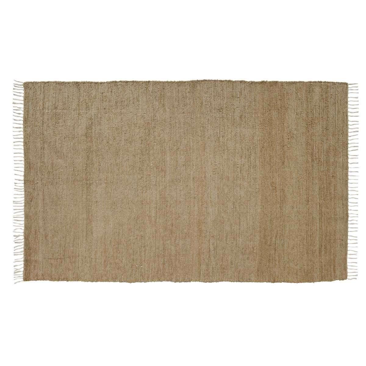 Burlap Natural Chindi/Rag Rug 5'x8' VHC Brands - The Fox Decor