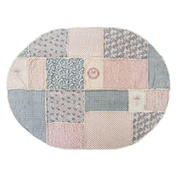 Thumbnail for Millie Patchwork Rug Oval 8'x11' VHC Brands - The Fox Decor