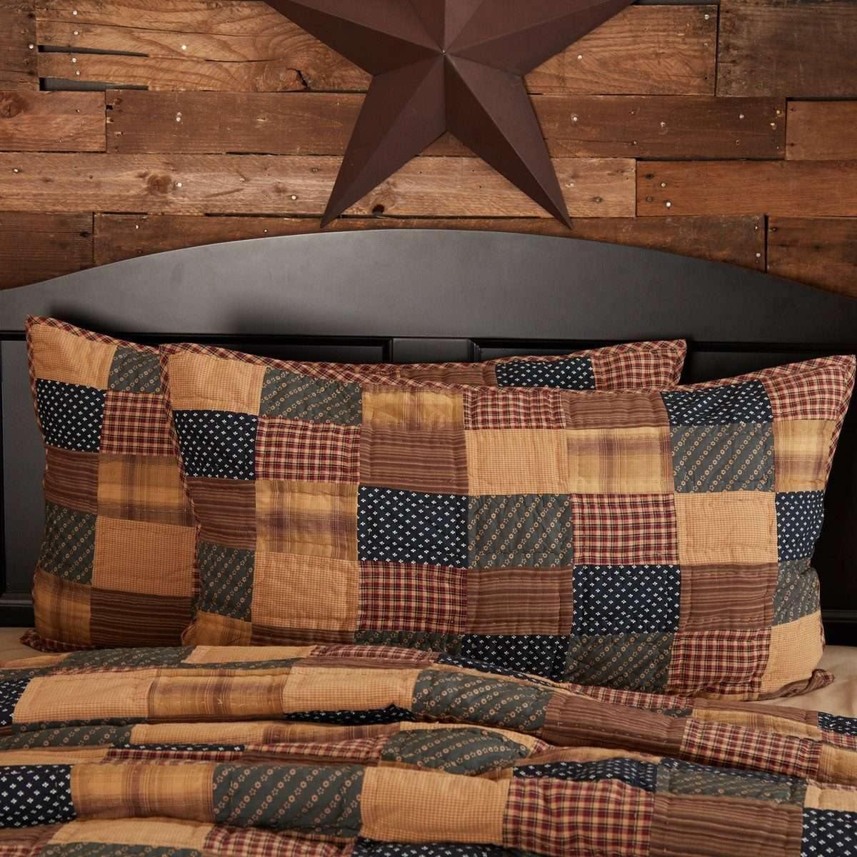 Patriotic Patch King Sham 21x37 VHC Brands - The Fox Decor