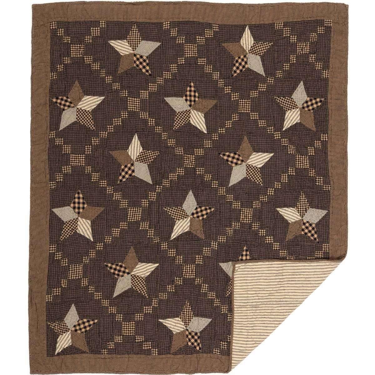 Farmhouse Star Quilted Throw 