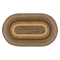 Thumbnail for Kettle Grove Jute Braided Rug Oval 3'x5' VHC Brands - The Fox Decor