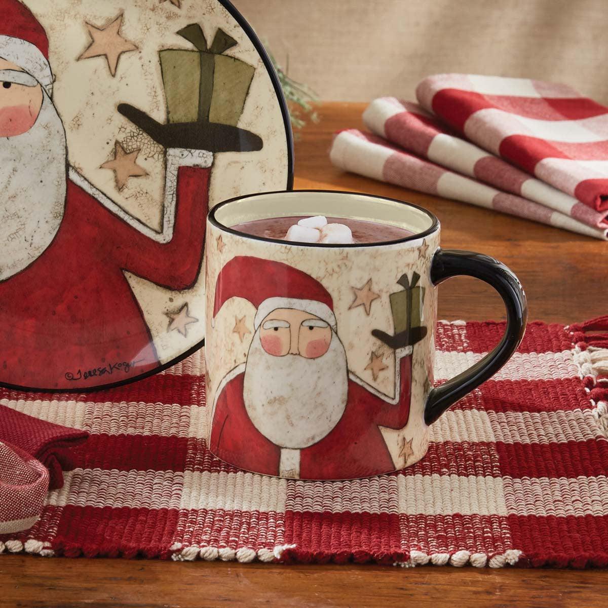 Snow Friends Santa Mugs - Set of 4 Park Designs