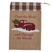 Thumbnail for Over The River Print Santa Sack - Park Designs - The Fox Decor