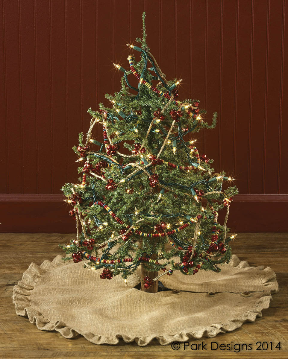 Jute Burlap Tree Skirt - 24" Park Designs