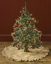 Thumbnail for Jute Burlap Tree Skirt - 60