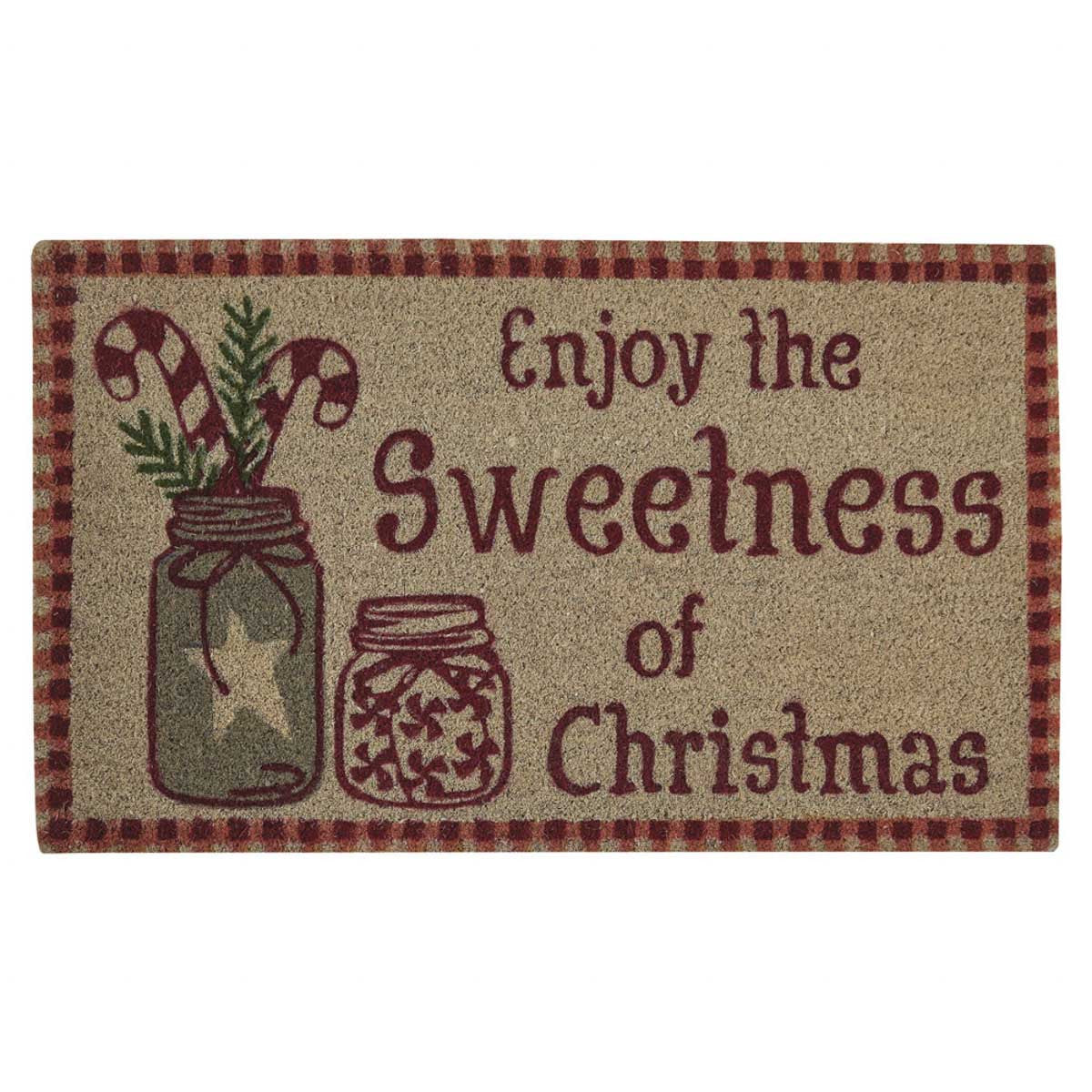 Mason And Peppermint Doormat 18" X 30" Park Designs