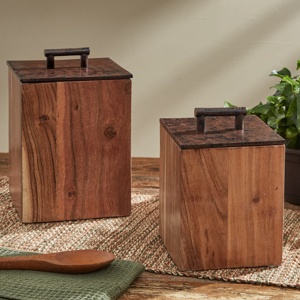 Woodbourne Canister 10.5" - Park Designs - The Fox Decor
