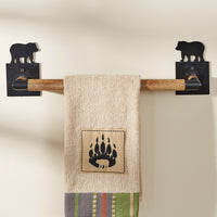 Wild Woods Bear Towel Bar 24