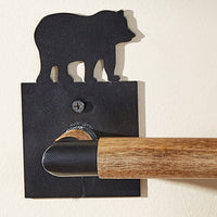 Thumbnail for Wild Woods Bear Towel Bar 24