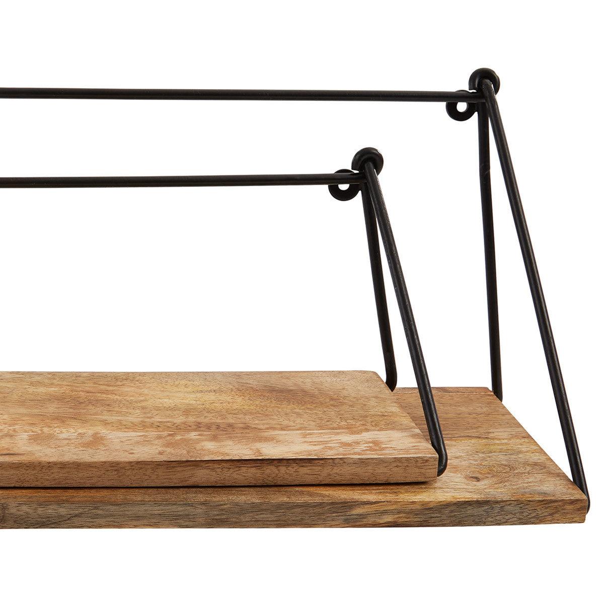 Bar & Loop Shelves Set of 2 - Park Designs - The Fox Decor