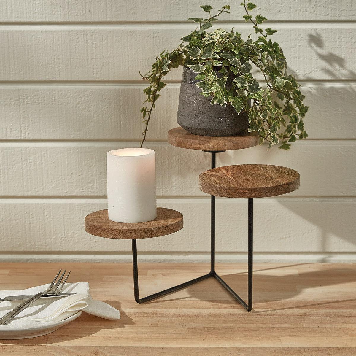 3 Tier Angled Serving Stand - Park Designs - The Fox Decor
