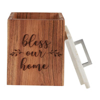 Thumbnail for Farmhouse Wood Canister- Small Park Designs - The Fox Decor