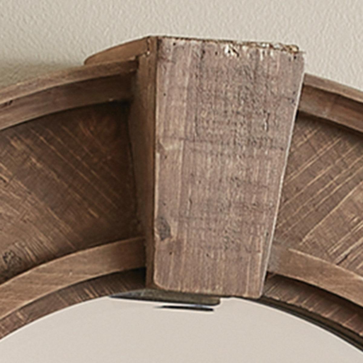 Oval Distressed Wood Mirror Park Designs - The Fox Decor