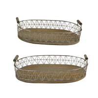 Thumbnail for Crestwood Oval Trays Set of 2 - Park Designs - The Fox Decor