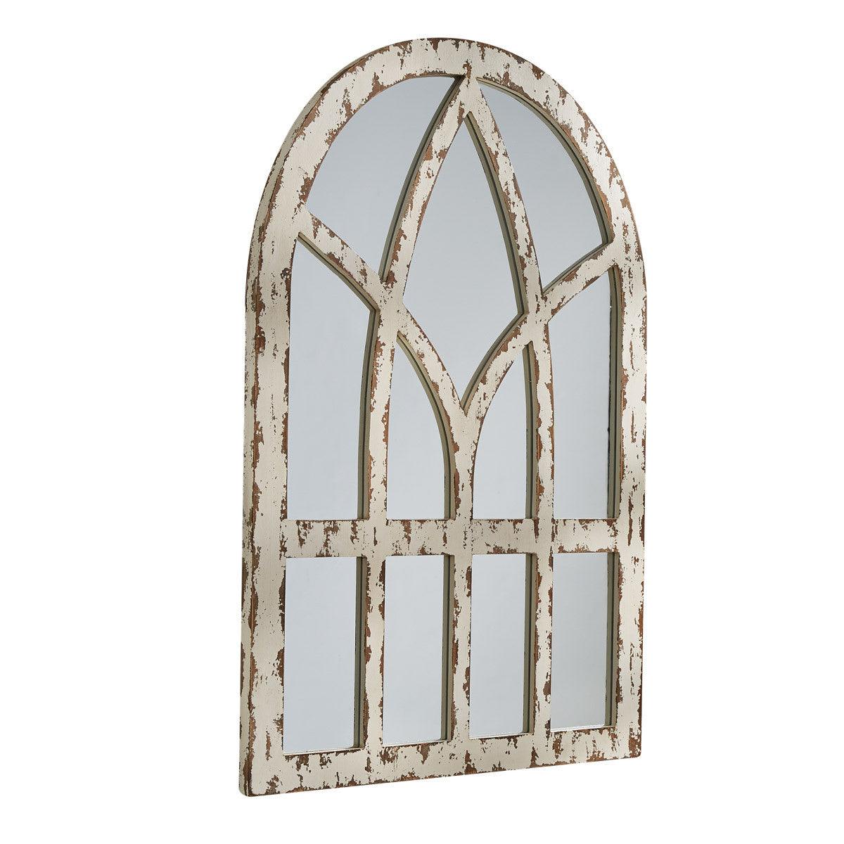 Cathedral Distressed Wood Mirror Park Designs - The Fox Decor