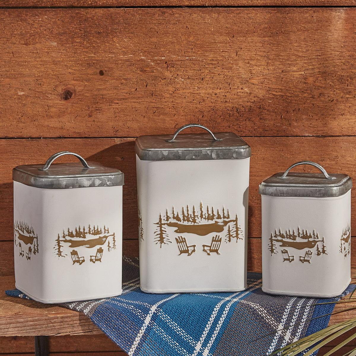 Adirondack Canisters - Set of 3 Park Designs