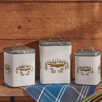 Thumbnail for Adirondack Canisters - Set of 3 Park Designs - The Fox Decor