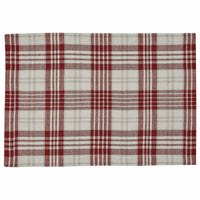 Thumbnail for Peppermint Plaid Placemats - Chindi Set Of 6 Park Designs