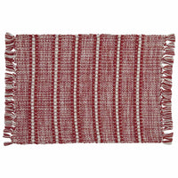 Peppermint Stripe Placemats - Set Of 6 Park Designs - The Fox Decor