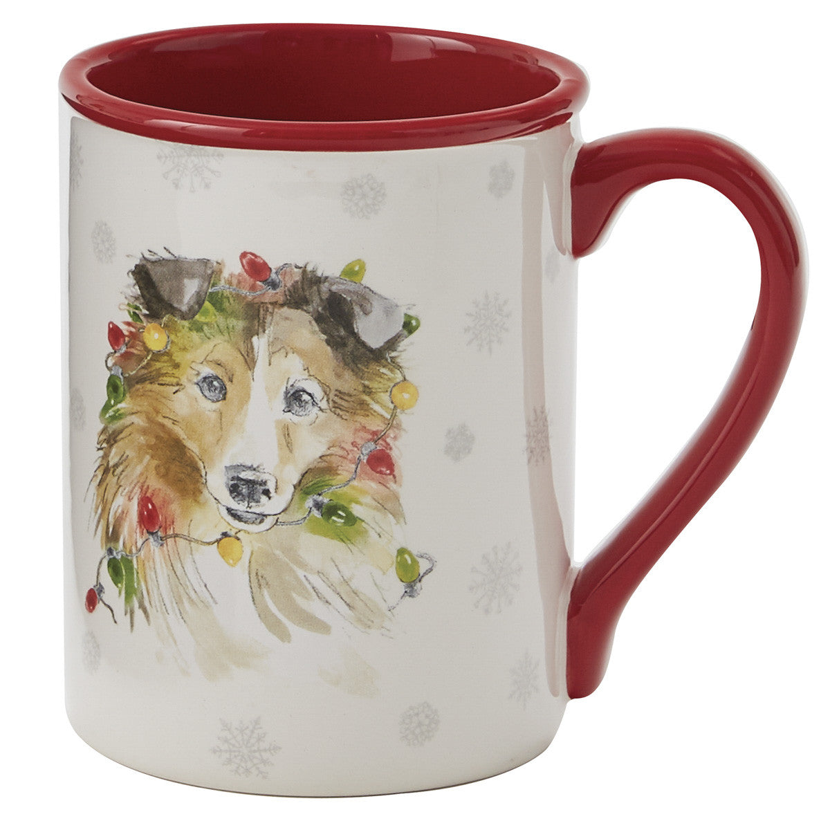 Holiday Paws Mugs - Set of 4 Assorted Park Designs
