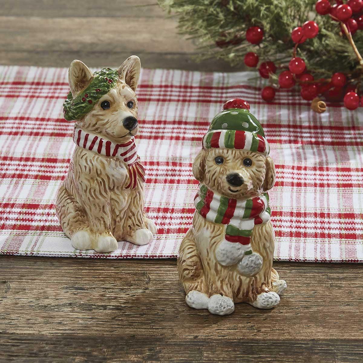 Holiday Paws Salt & Pepper Set - Park Designs