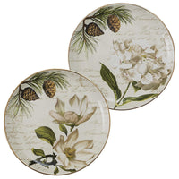 Thumbnail for Wintertime Salad Plate - Set of 4 Park Designs - The Fox Decor
