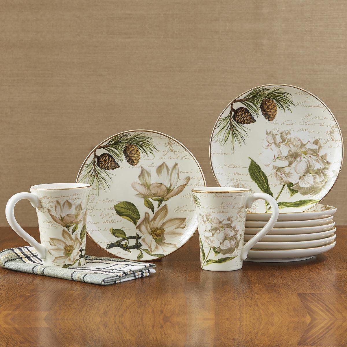 Wintertime Salad Plate - Set of 4 Park Designs - The Fox Decor
