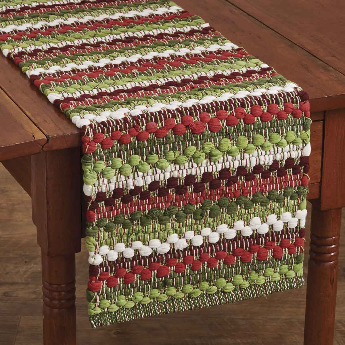Wintergreen Chindi Table Runners - 54" Park Designs - The Fox Decor