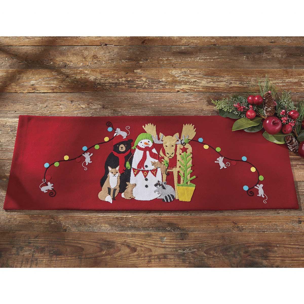 Northwoods Felt Table Runner - 14x36 Park Designs