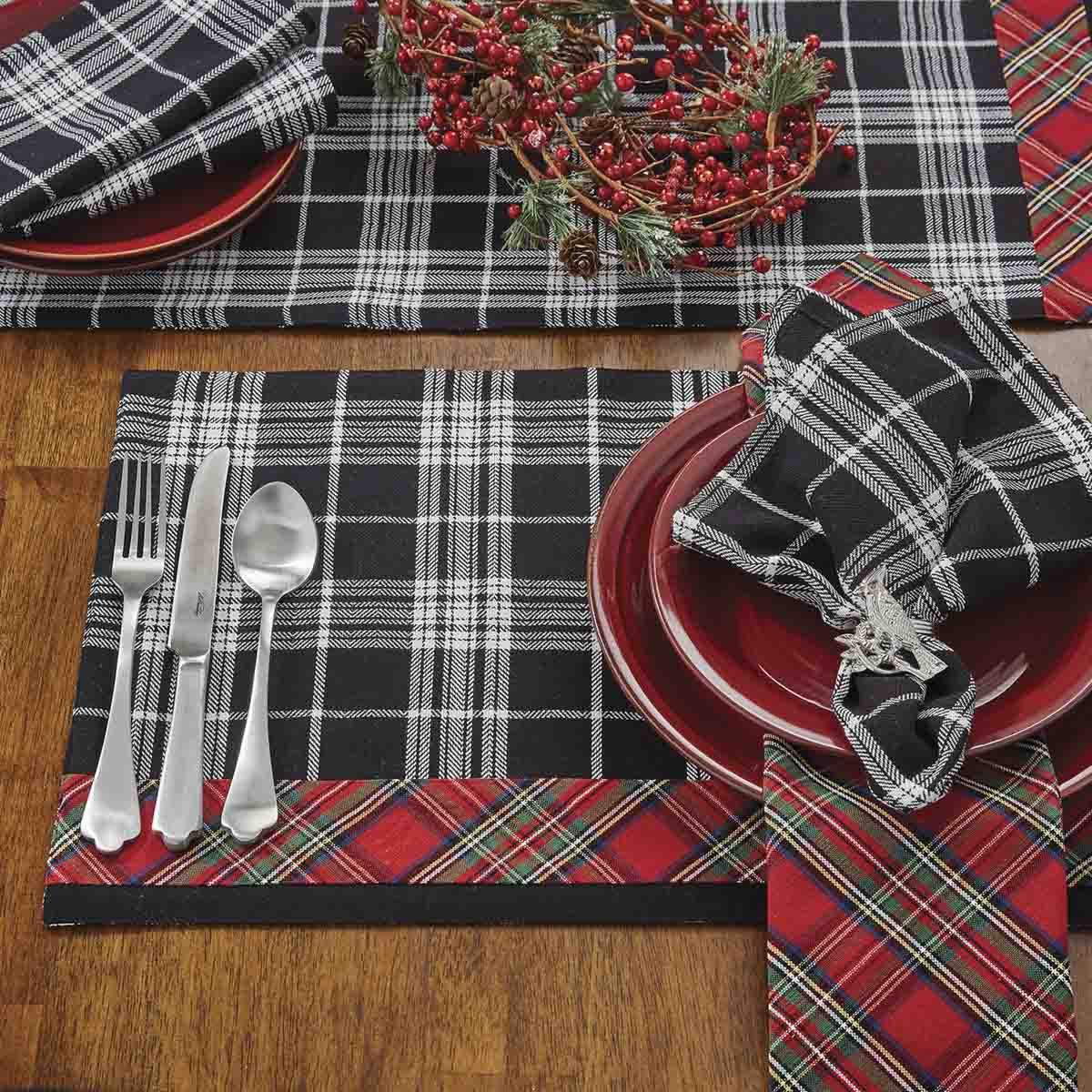 Touch Of Tartan Placemats - Set Of 6 Park Designs - The Fox Decor