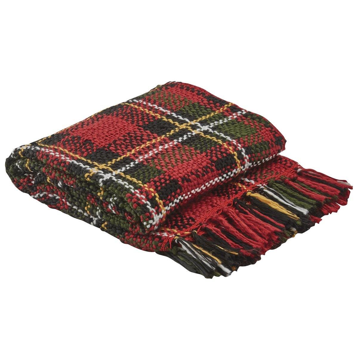 Touch of Tartan Throw Blanket 50" x 60" Park Designs - The Fox Decor