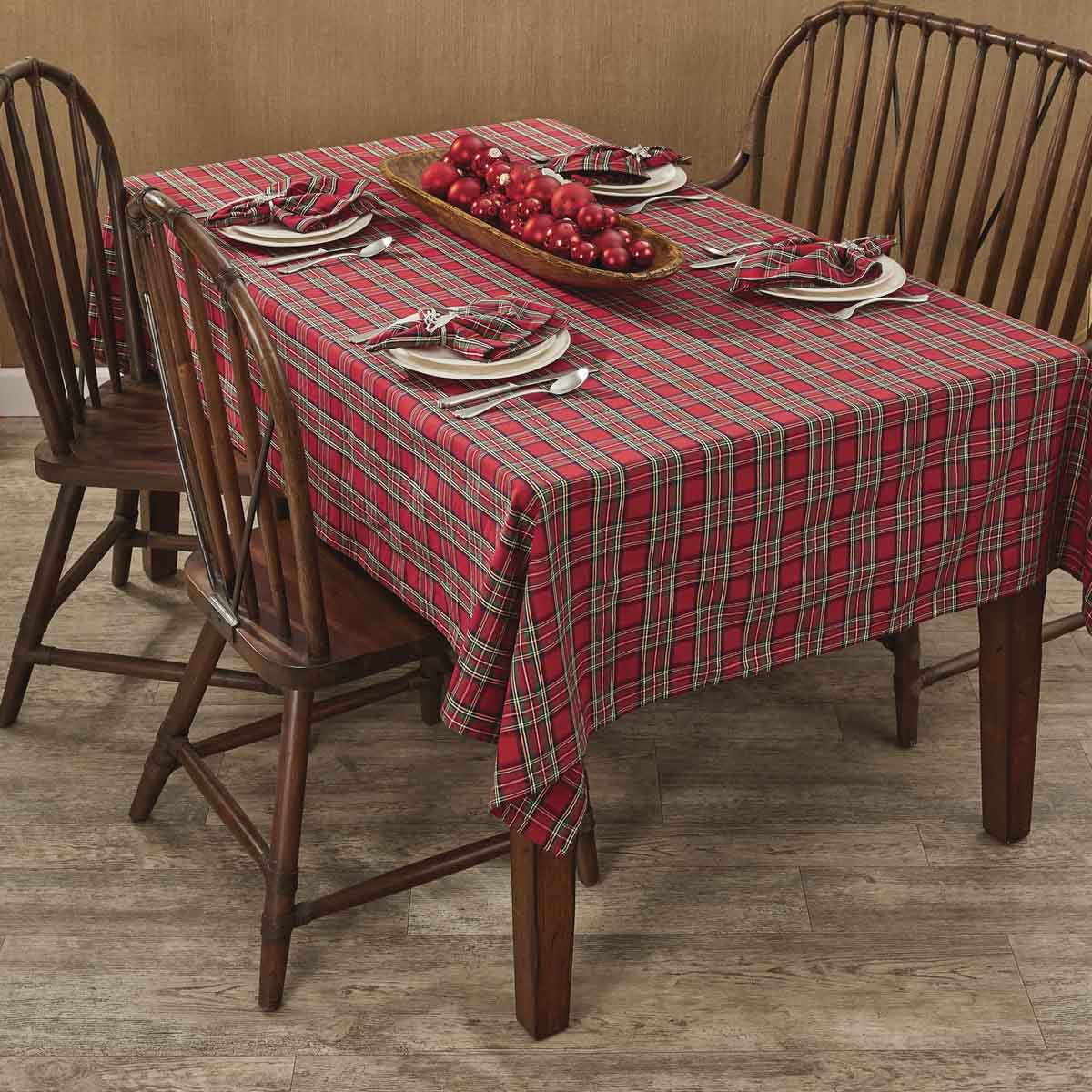 Regal Tartan Tablecloth - 60"x84" - Park Designs