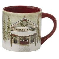 Thumbnail for Vintage Hometown Mugs - Set of 4 Park Designs
