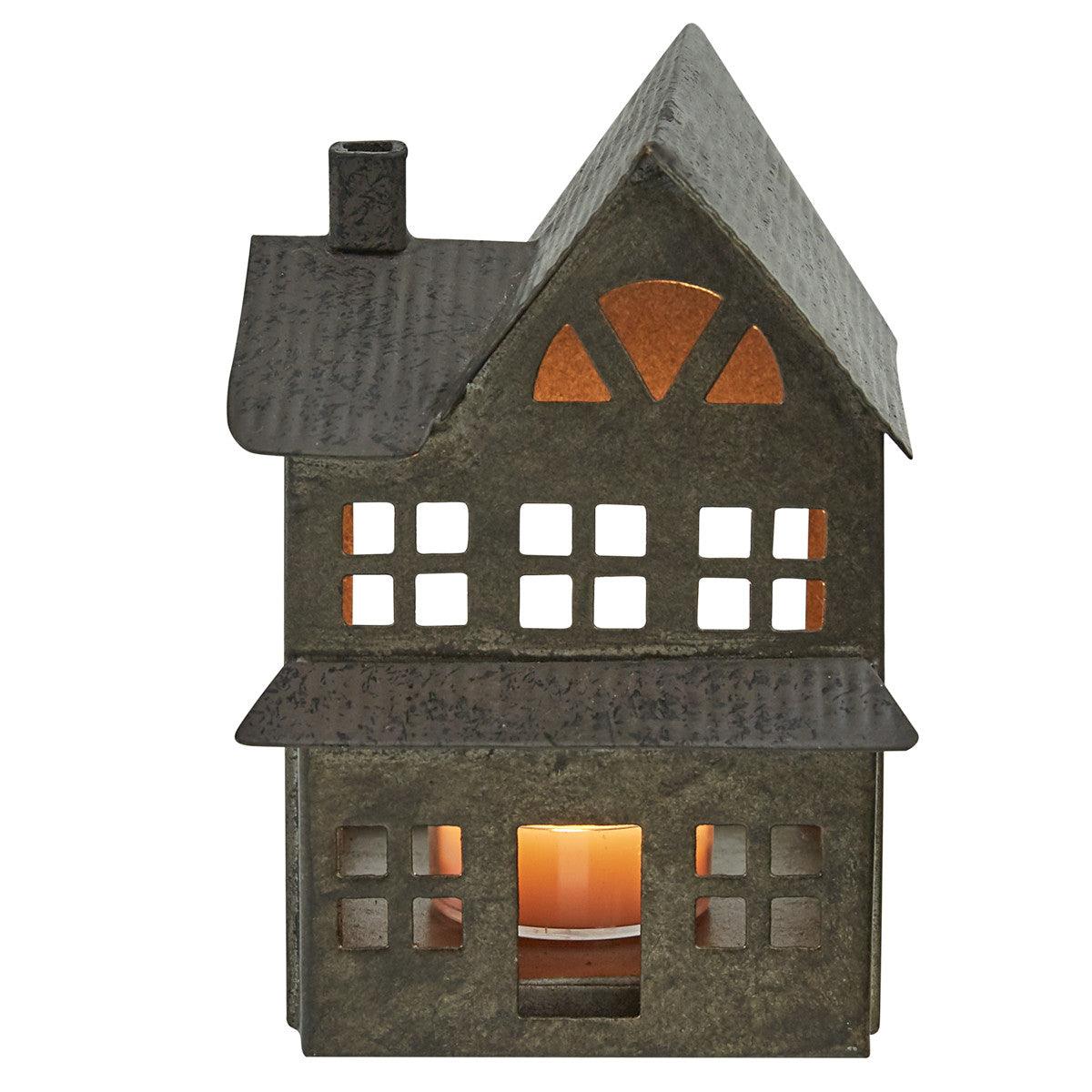 Metal House Tea Light Holder - Park Designs