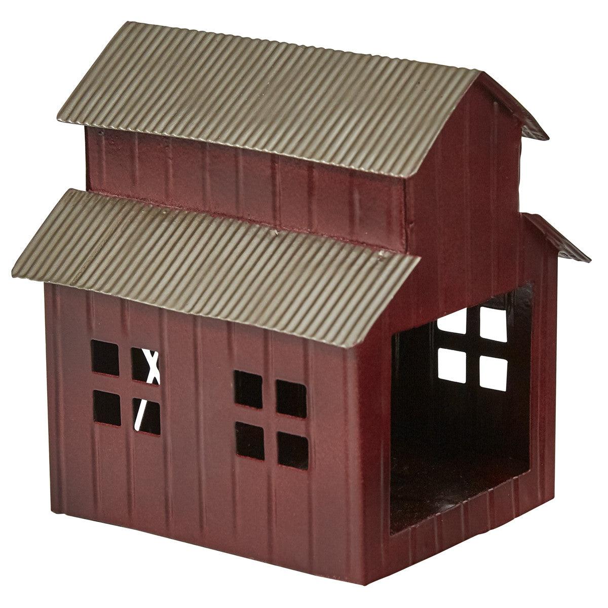 Metal Barn Tea Light Holder - Park Designs - The Fox Decor