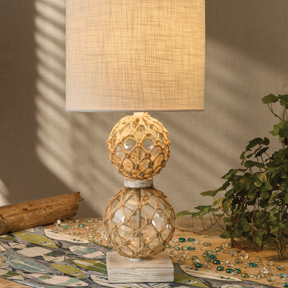 Glass Float Lamp With Shade - Park Designs