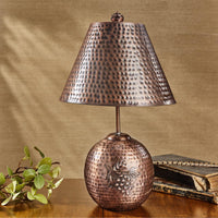 Thumbnail for Valley Pine Hammered Copper Lamp with Shade - Park Designs - The Fox Decor