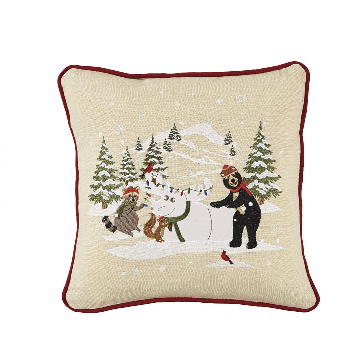 Snowmoose Pillow Feather Down Insert - 16" Set of 2 Park Designs